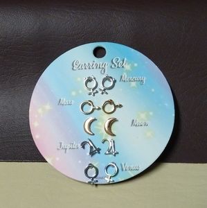 Planet/Astrological Sign Earring Set